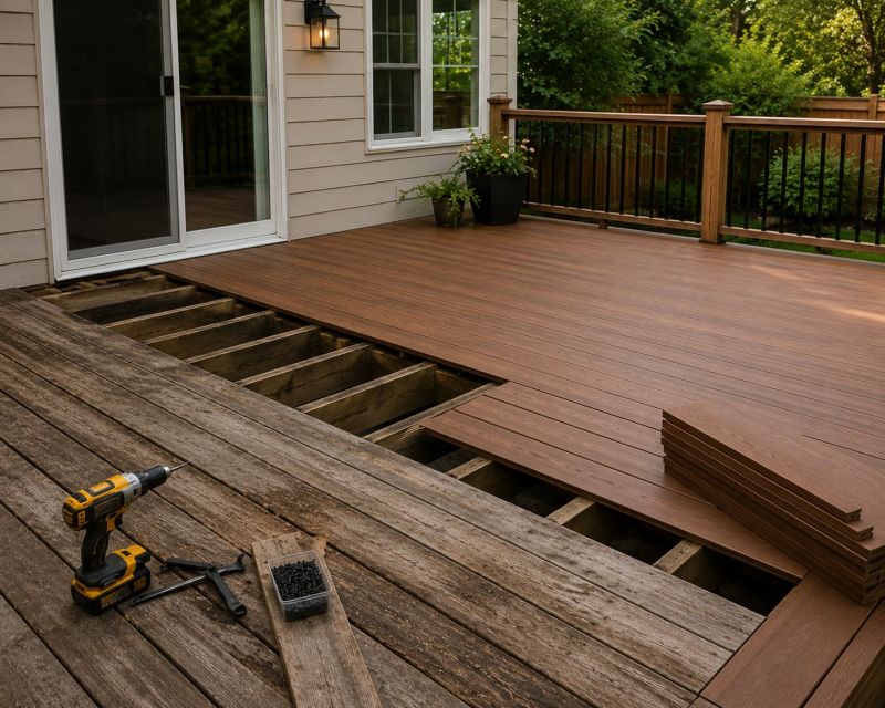 Deck Board Replacement in Redmond, WA