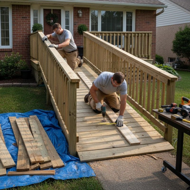 Handicap Ramp Construction in Kansas City, KS