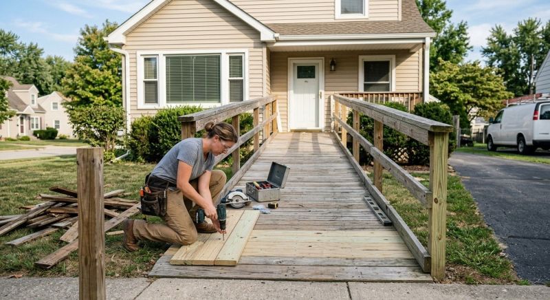 Handicap Ramp Installation in Kansas City, KS